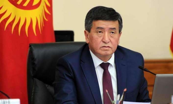 Kyrgyz President Sooronbay Jeenbekov 
Fires Minister of Emergencies