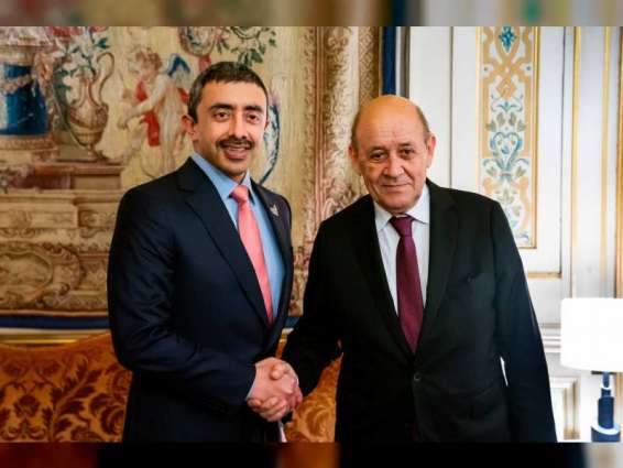 Abdullah bin Zayed meets with French FM