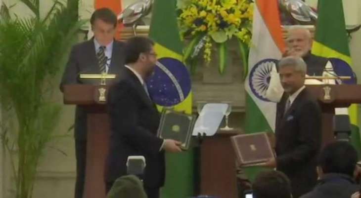 Brazil, India Sign Multiple Memorandums of Understanding During Bolsonaro's Visit