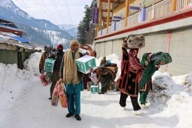 مركز الملك سلمان للإغاثة يوزع 1,000 حقيبة شتوية في إقليم كشمير