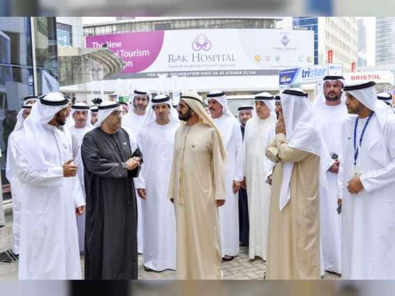 Mohammed bin Rashid visits Arab Health Exhibition