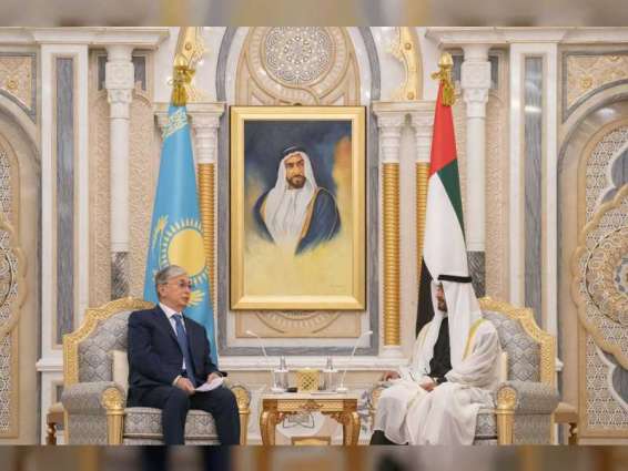 Mohamed bin Zayed holds official talks with President of Kazakhstan