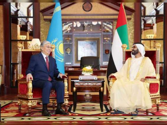 Mohammed bin Rashid receives Kazakh President