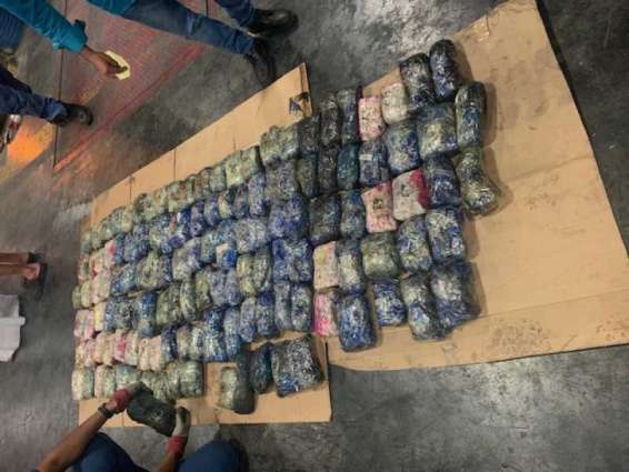 Dubai Customs thwarts attempt to smuggle 73 kg of crystal meth