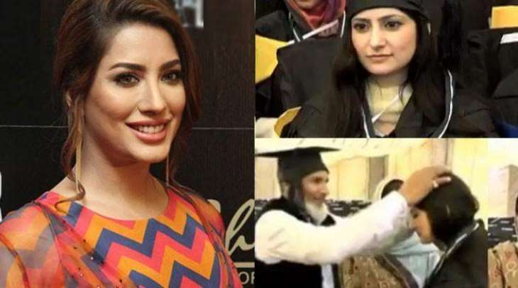 Mehwish Hayat lauds gold medalist student Saba for making her poor father proud