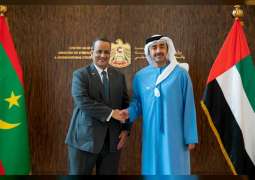 عبدالله بن زايد يستقبل وزير خارجية موريتانيا