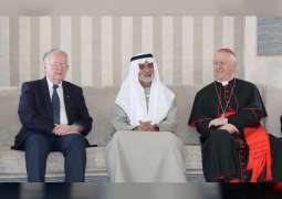 Nahyan bin Mubarak receives delegation from Vatican, Chairman of Foreign Affairs Committee of Estonian Parliament