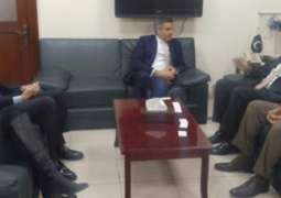 British delegation calls on SAPM Mian Asad Hayauddin