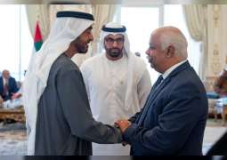 Mohamed bin Zayed receives members of the Higher Committee of Human Fraternity