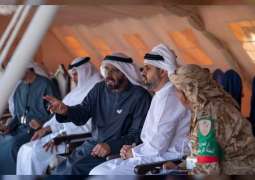 ذياب بن محمد بن زايد يشهد انطلاق مهرجان الوحدات المساندة للرماية