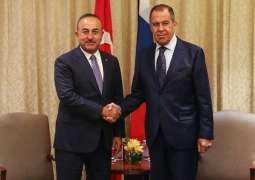 Lavrov, Cavusoglu Meet at Munich Security Conference Amid Idlib Escalation