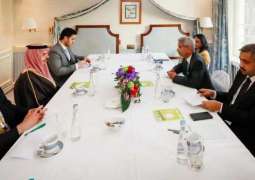 سمو الأمير فيصل بن فرحان يلتقي وزير الشؤون الخارجية الهندي