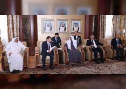 Nahyan bin Mubarak receives Speaker of Kyrgyz Parliament, Governor of Argentine province of Catamarca