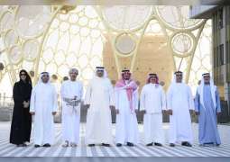 Saif bin Zayed, Interior Ministers of Saudi Arabia, Bahrain, Kuwait, Oman visit Expo 2020 Dubai site