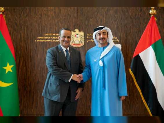Abdullah bin Zayed receives Mauritanian FM
