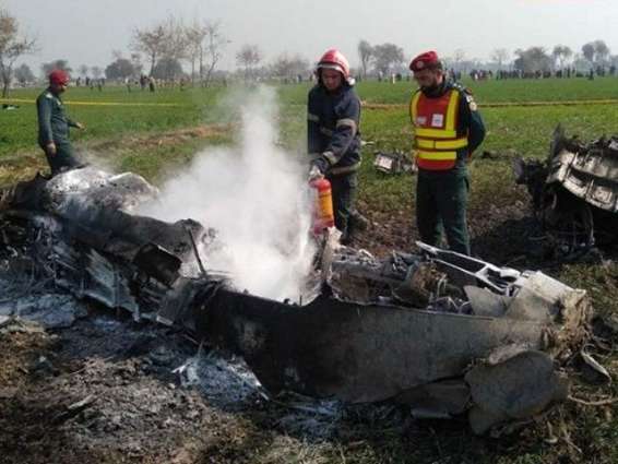 PAF aircraft crashes near Shorkot