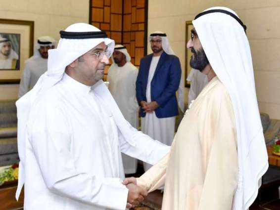 Mohammed bin Rashid receives new GCC Secretary-General