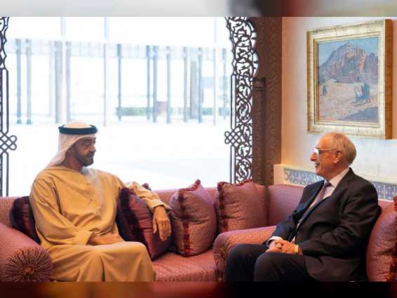Mohamed bin Zayed receives CEO of Naval Group