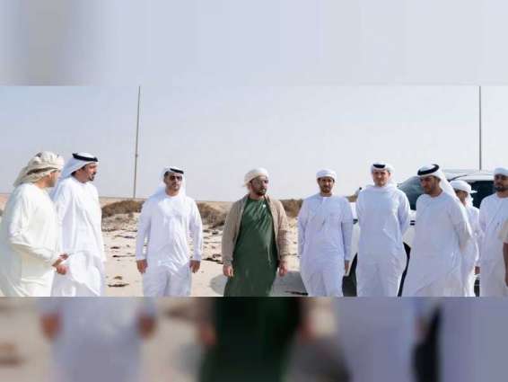 Hamdan bin Zayed tours Jabal Al Dhanna Housing Project