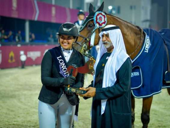 Nahyan bin Mubarak crowns winners of 7th International Show Jumping Cup