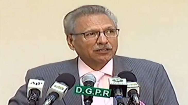 People, armed forces of Pakistan bravely faced challenge of terrorism:  President Dr. Arif Alvi