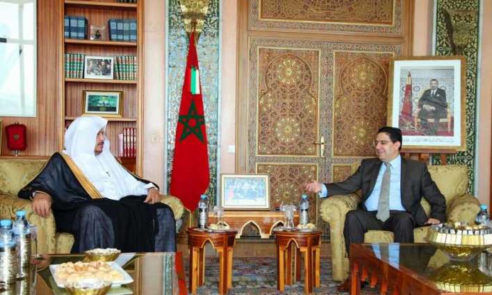 رئيس مجلس الشورى يجتمع مع وزير الخارجية المغربي