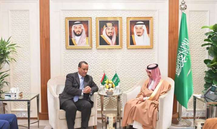 سمو وزير الخارجية يستقبل وزير خارجية موريتانيا