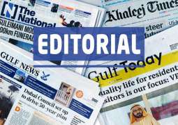 UAE Press: Challenges mount as world feels sting of virus