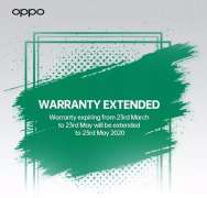 OPPO Extended the Warranty Period for 2 Months For All Products