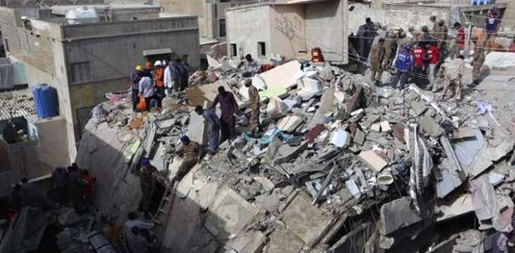 Death toll reaches to 16 due to four-storey building collapse