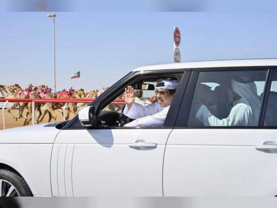 Mansour bin Zayed attends final meeting of camel race festival at Al Wathba