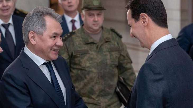 Russian Defense Minister Talks Relief Aid With Syria's Assad