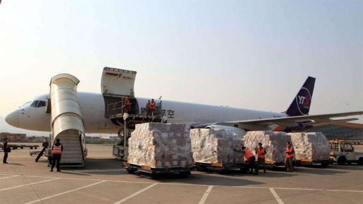 China’s first cargo flight carrying relief goods arrives in Karachi