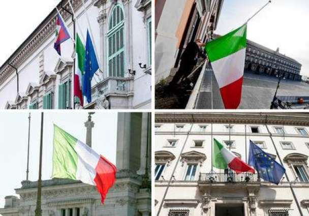 Italy Observes Moment of Silence, Flies Flags at Half-Mast for COVID-19 Victims