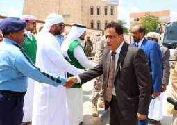 البرنامج السعودي لتنمية وإعمار اليمن يفتتح مشروع تأهيل شبكات الكهرباء في محافظة المهرة