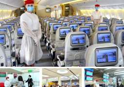 Emirates steps up safety measures for customers and employees at the airport and on board