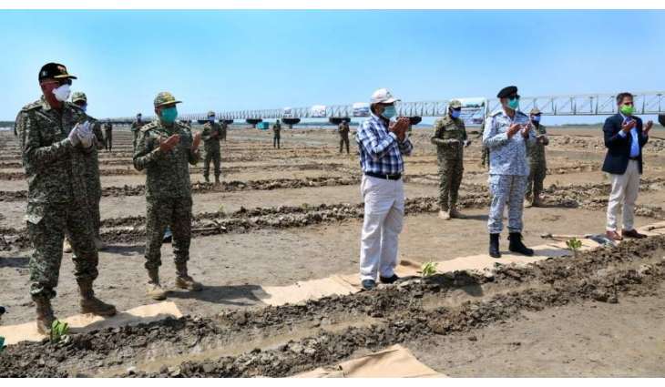 “Pakistan Navy Launches Mangroves Plantation Campaign 2020 For Greener Pakistan”