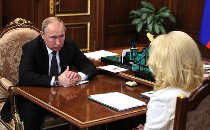 Putin, Russian Deputy Prime Minister Golikova Discuss COVID-19 Developments Daily- Kremlin