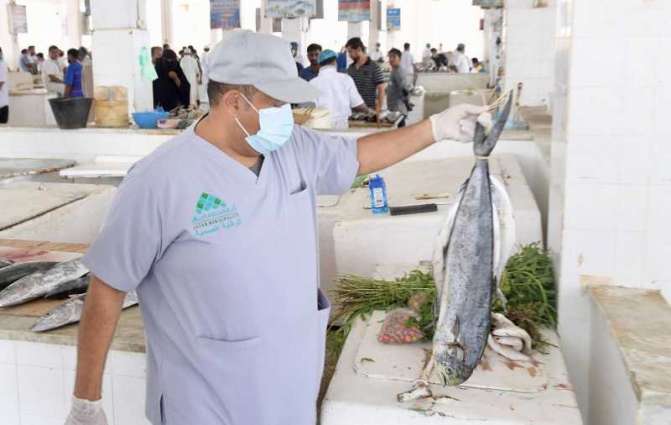 أمانة جازان تواصل تكثيف إجراءاتها الاحترازية بأسواق الأسماك بالمنطقة
