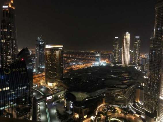 Dubai hotels shine a glowing heart from their windows in solidarity with communities battling global pandemic