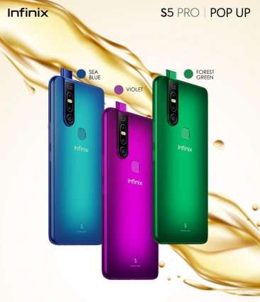 Infinix S5 PRO 40MP Pop-up selfie camera- the phone for a fashionista