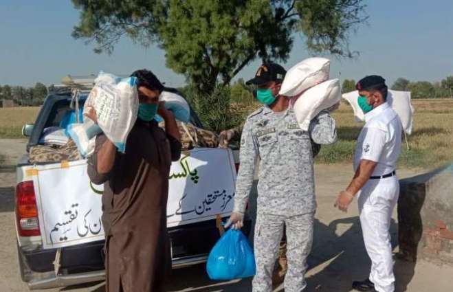 Pakistan Navy Nationwide Humanitarian Assistance During Lockdown Continues