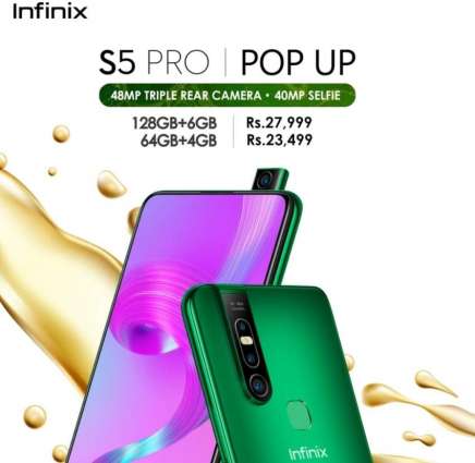 Lockdown effects the price of new Infinix S5 Pro