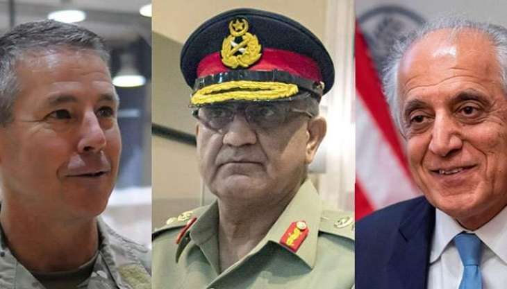 Zalmay Khalilzad, Gen Scott Miller call on General Qamar Javed Bajwa