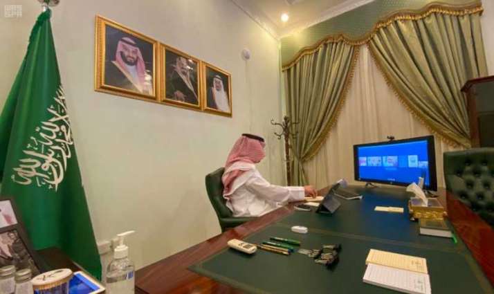 سمو أمير الجوف ينوه بجهود الدولة وتميزها بإدارة الأزمات خلال اجتماعه المرئي بالإعلاميين والإعلاميات