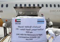 الإمارات ترسل مساعدات طبية إلى بوتسوانا لتعزيز جهودها في مكافحة انتشار "كوفيد-19"