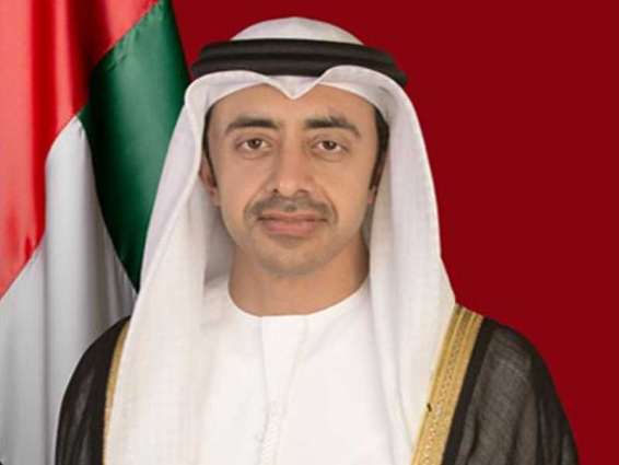 Abdullah bin Zayed participates in virtual meeting on developments in Eastern Mediterranean region