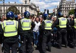 Football Fans, Far-Right Groups Clash With Police, Reporters in London Amid Anti-BLM Rally