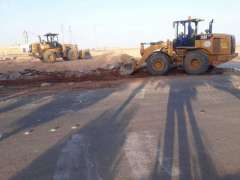 بلدية شعبة نصاب تبدأ بمسوحات مشروع درء أخطار السيول على الطريق الدولي