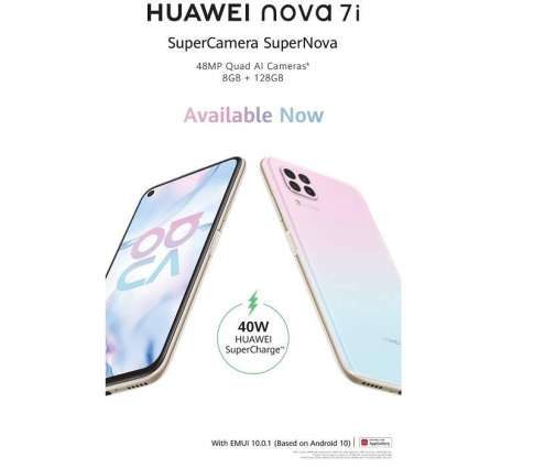 HUAWEI Nova 7i Goes on Sale Nationwide After Completing Pre-orders Superfast